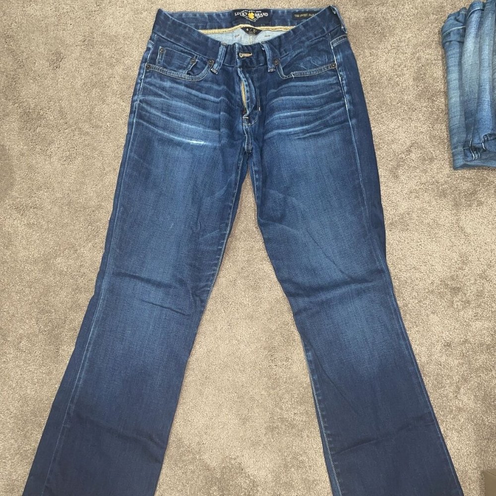 Lucky Brand Sweet Jean Boot Women's Jeans 4/27. Dark Wash